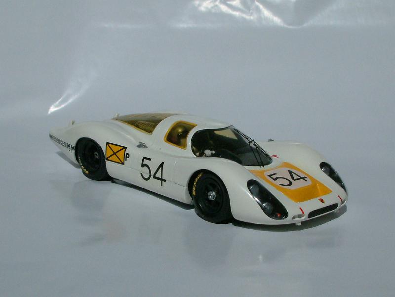 6maj08 017.JPG - Porsche 908LH 1968 Daytona winner. Modified 1/24 scale LeMans Miniatures resin kit with homemade decals.